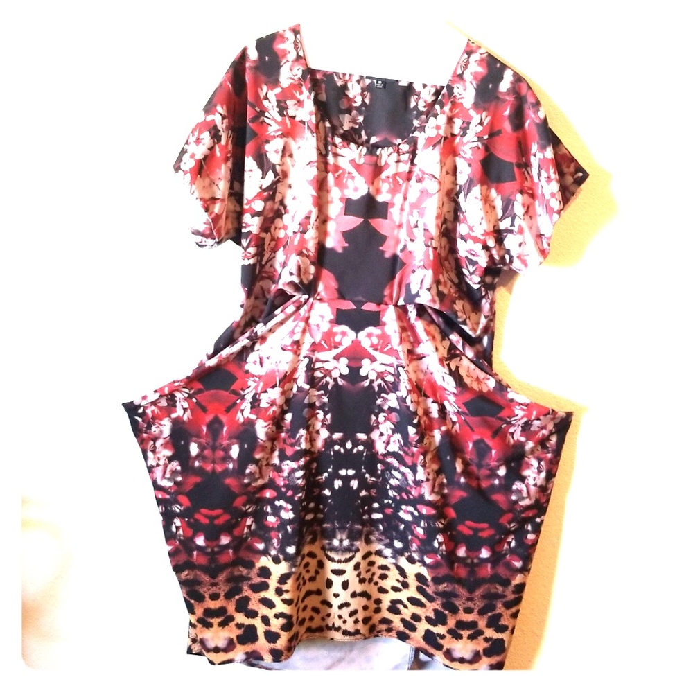 Multi design dress